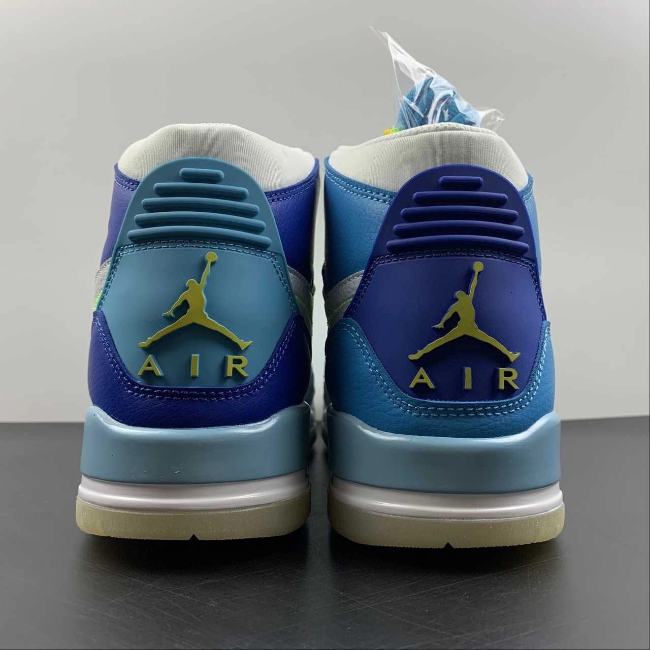 Air Jordan Legacy 312 High White Blue CI4446-400 Thermal Regulating Liner Pro Footwork