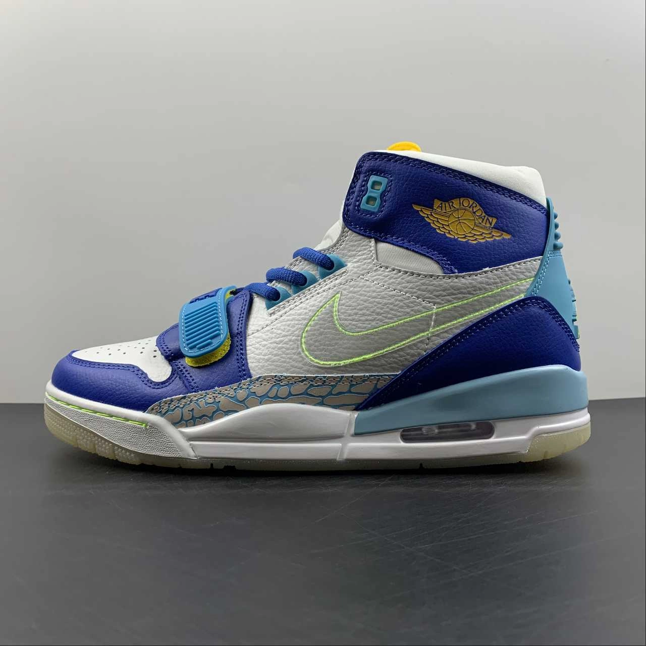 Foot Agility Sharp Response Air Jordan Legacy 312 High White Blue CI4446-400