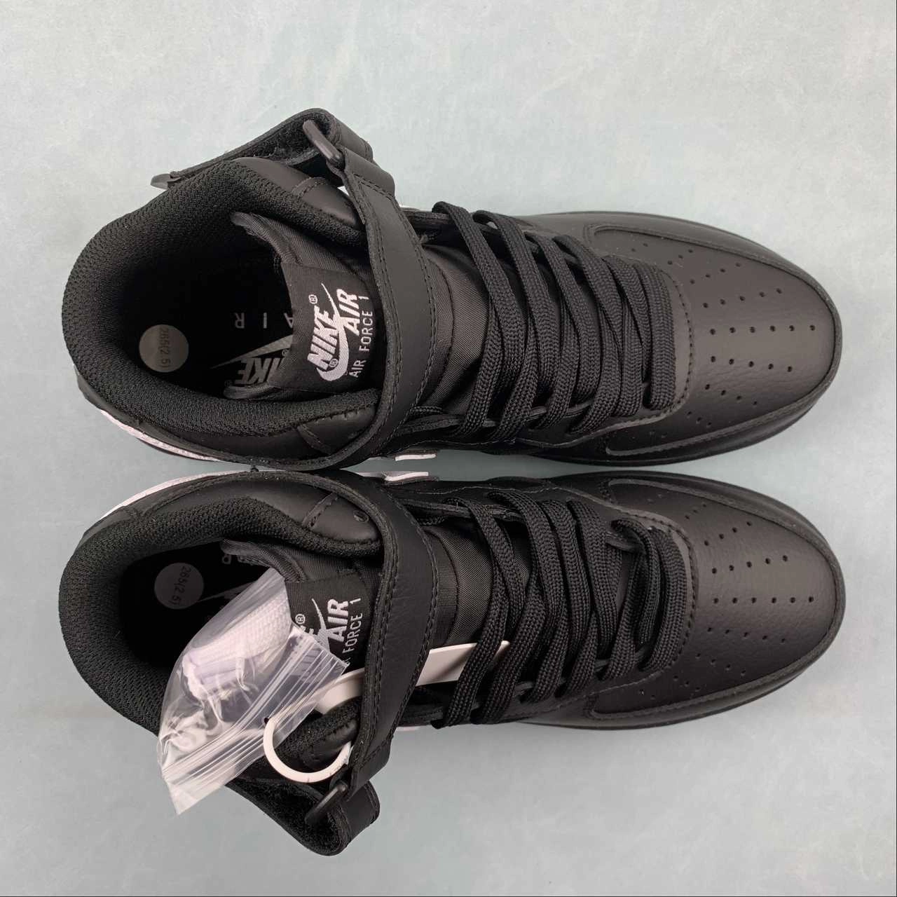 All Matching Air Force 1 07 Mid Black White HK5622-955