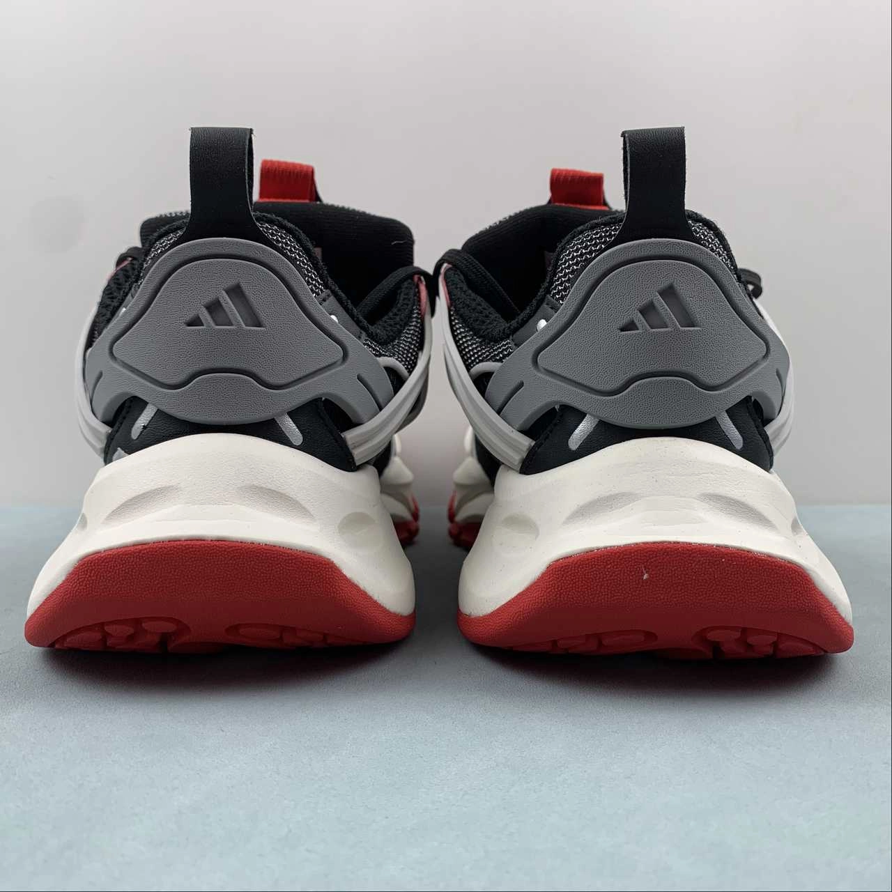 CloudTec Adidas XLG Runner Deluxe Core Black Red Gray IH0615