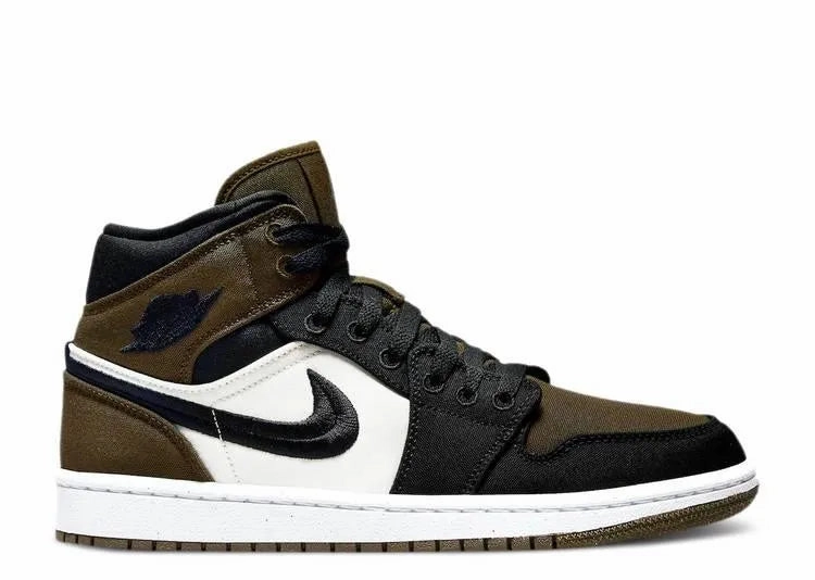 Air Jordan 1 Mid Olive Toe (W) Olive Tone