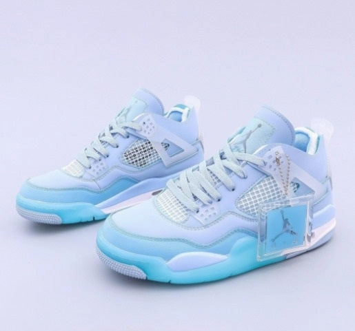 Quick Dry Technology Air Jordan 4 Retro x Off White Light Blue CN1084-200