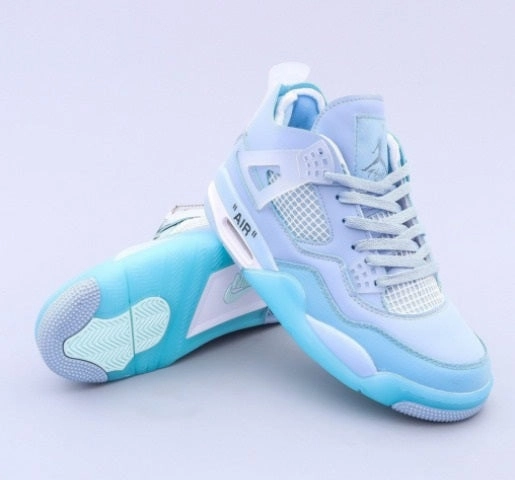 Air Jordan 4 Retro x Off White Light Blue CN1084-200 Multi directional traction