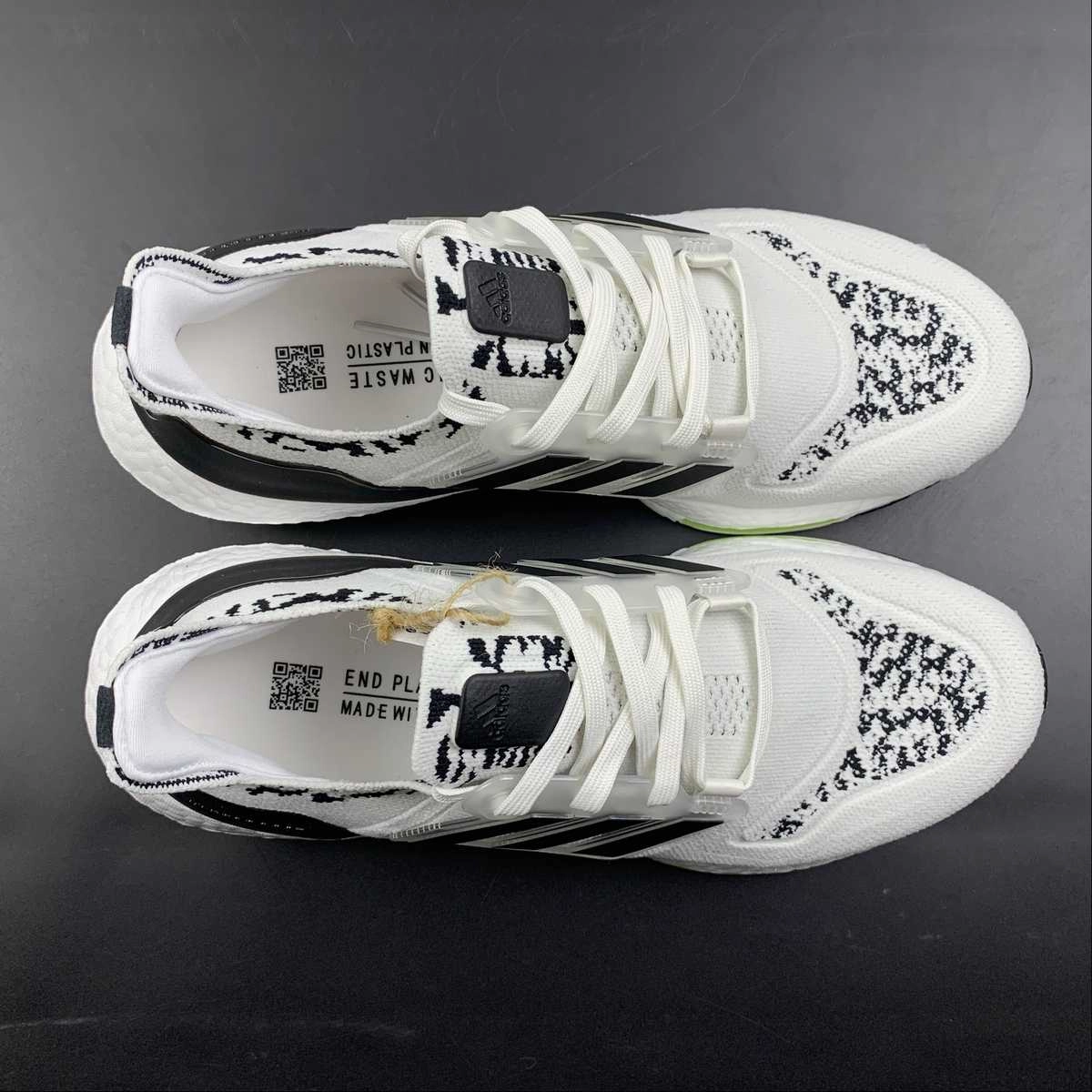 Stylish performance Feet Relief Adidas UltraBoost 22 White Black Grey GX5573