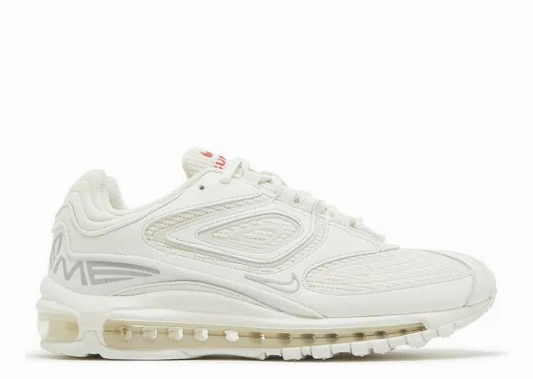 training running shoe situation patent leather shoes Nike Air Max 98 TL x Supreme White