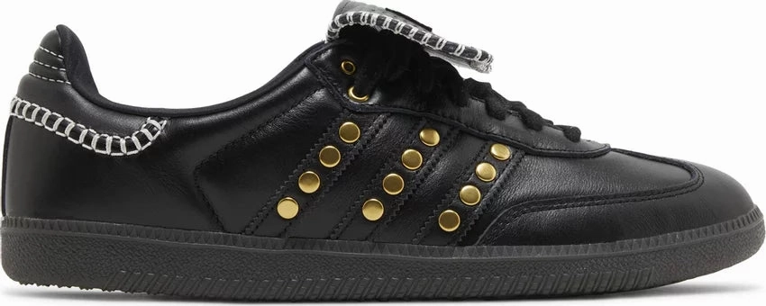 Yellow Sun Adidas Samba x Wales Bonner Studded Pack Black