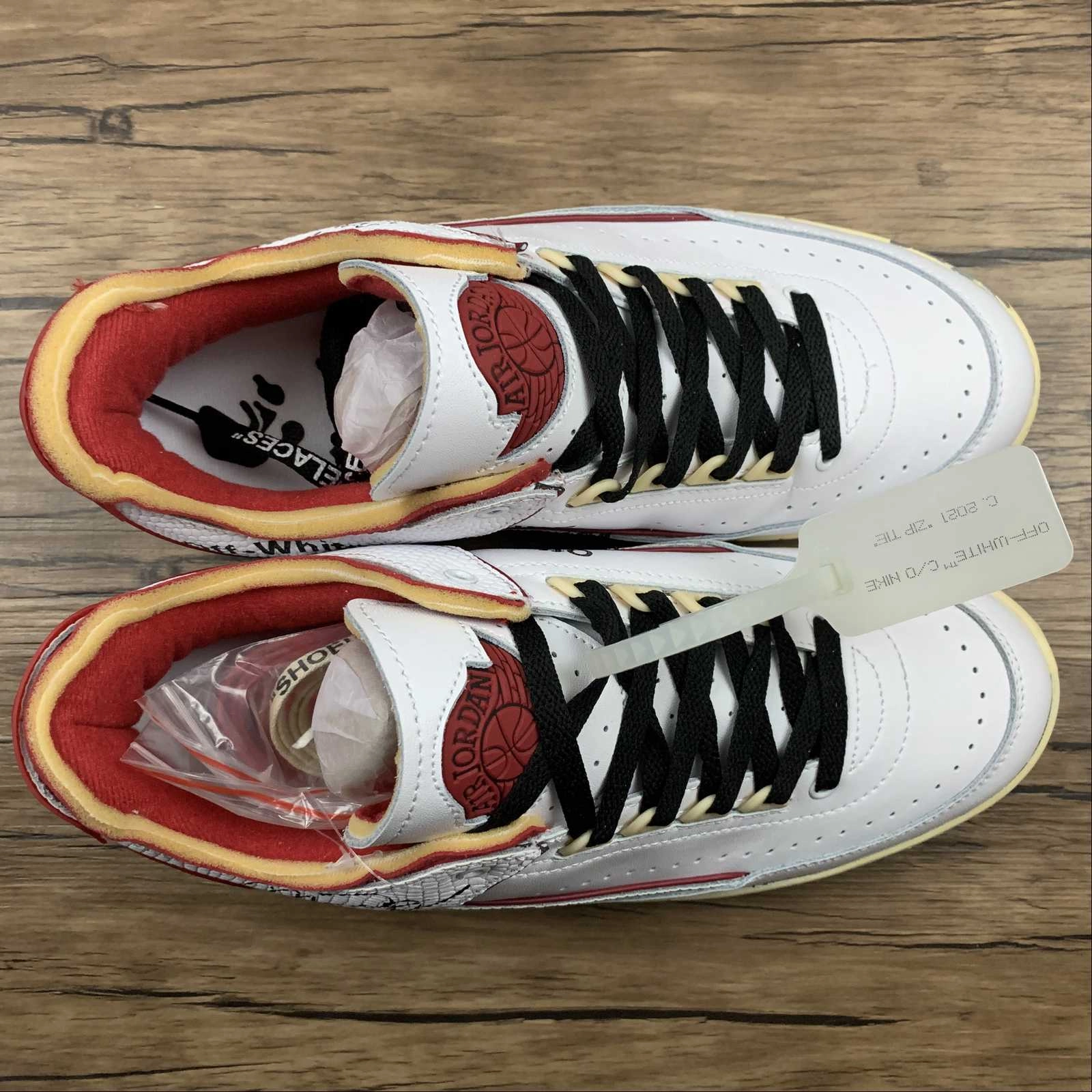Travel Fit Drill Hike Off-White x Air Jordan 2 Retro Low SP White Red Black  DJ4375-106
