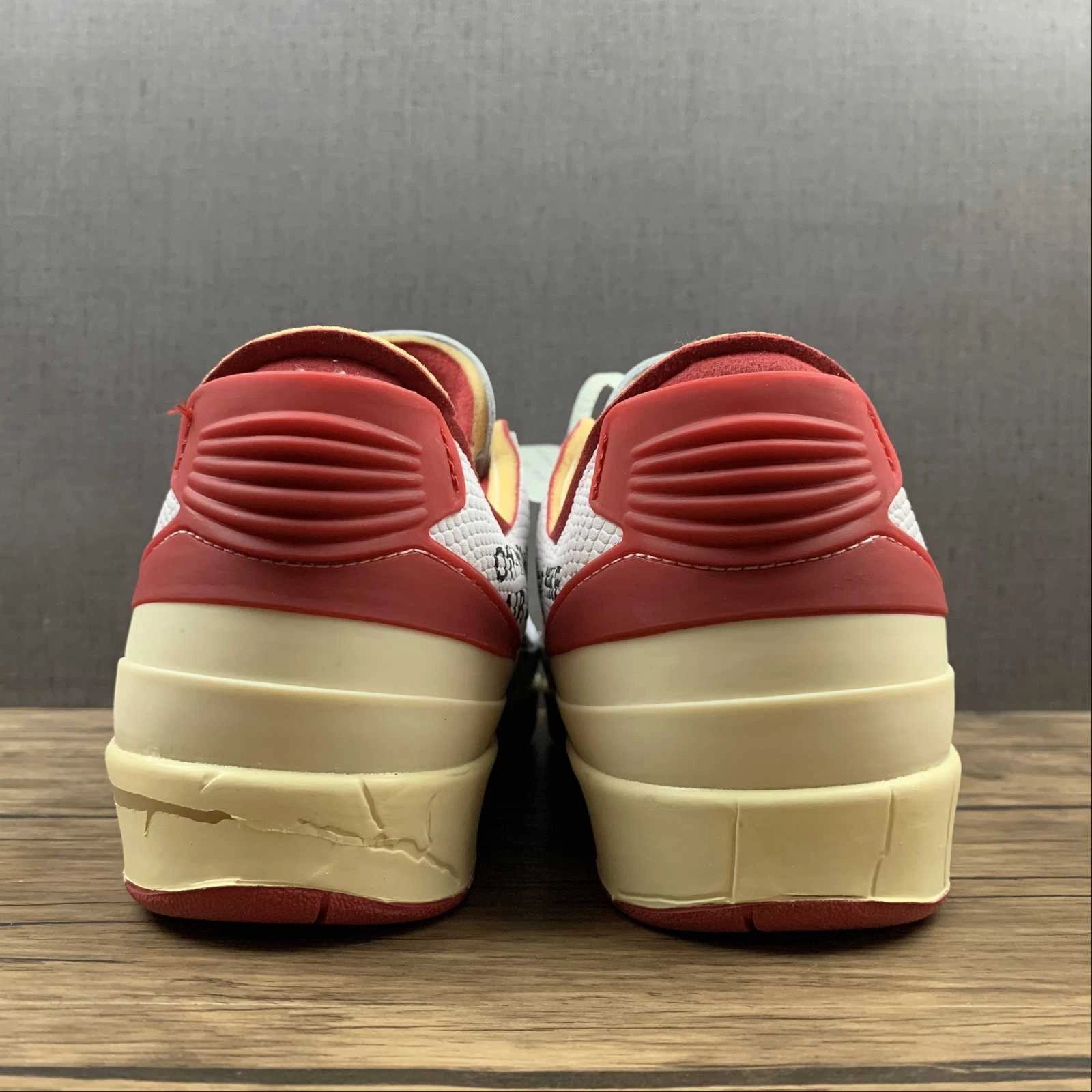 Street Explorer Off-White x Air Jordan 2 Retro Low SP White Red Black  DJ4375-106