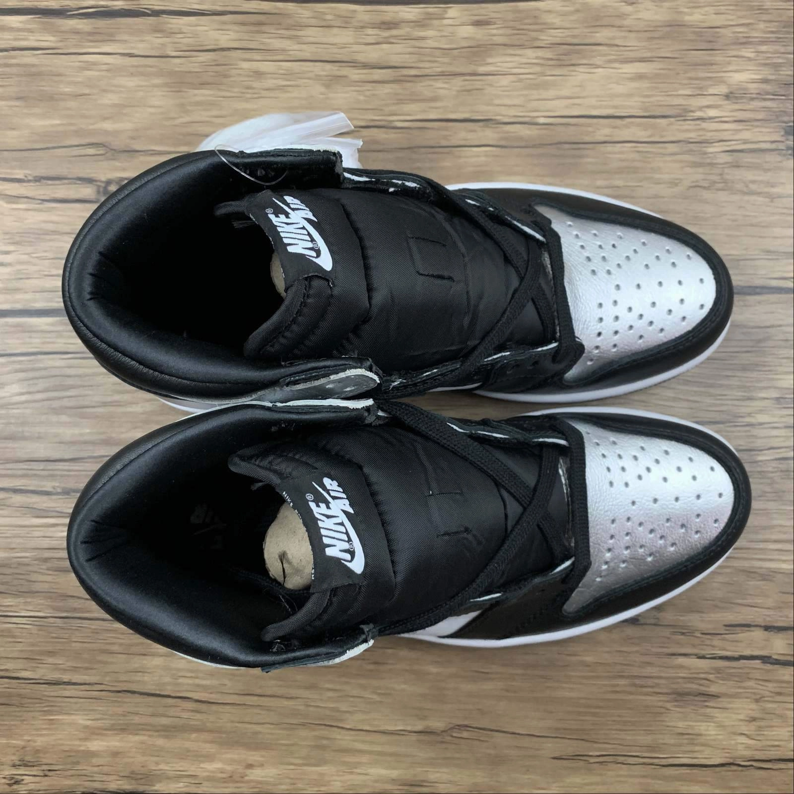 Air jordan 1 High OG Metallic Silver Black-White (2021) CD0461-001 Cool Fit