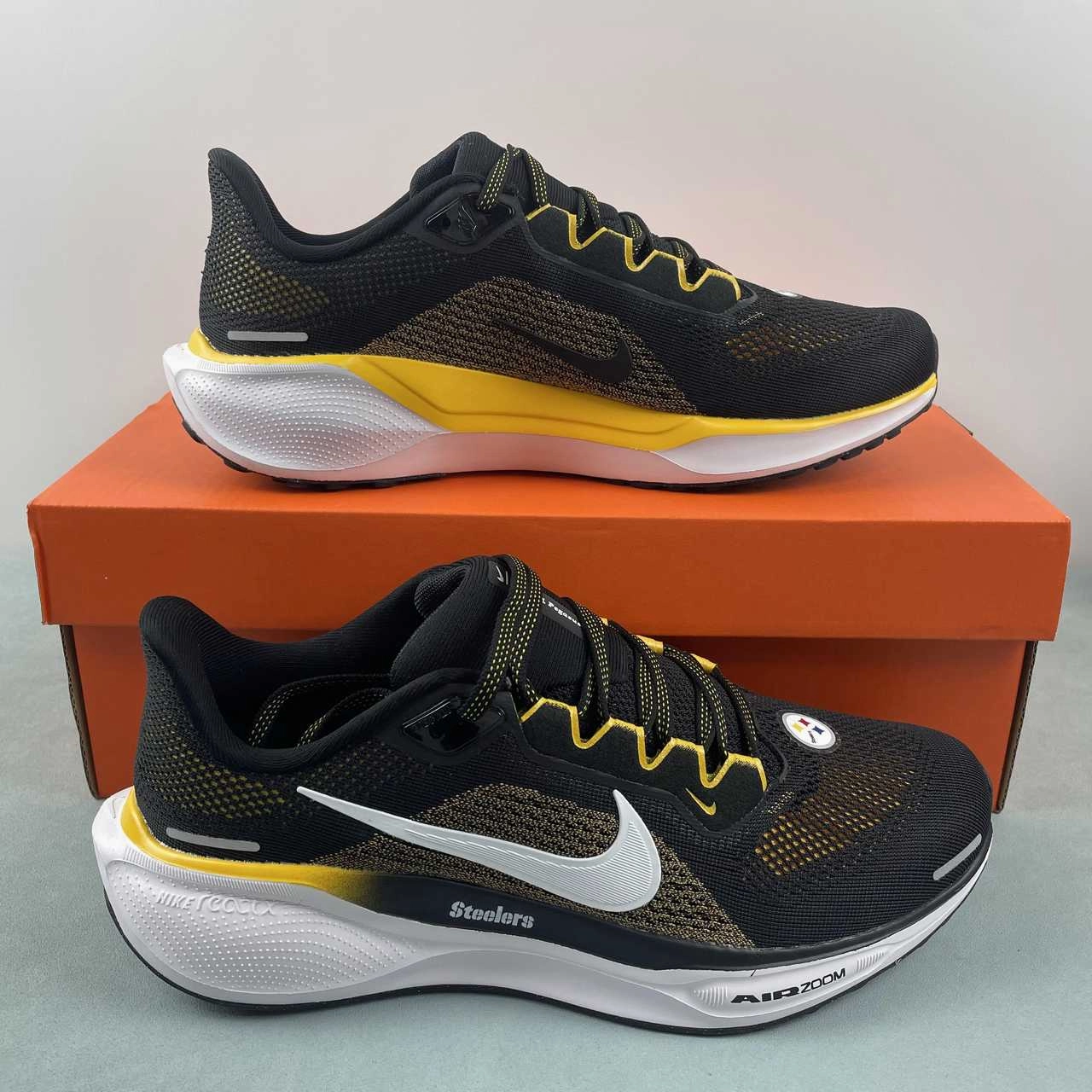 Cushioned collars reduce rubbing on the ankle area Inner Stability Air Zoom Pegasus 41 NFL Pittsburgh Steelers FZ5097-001