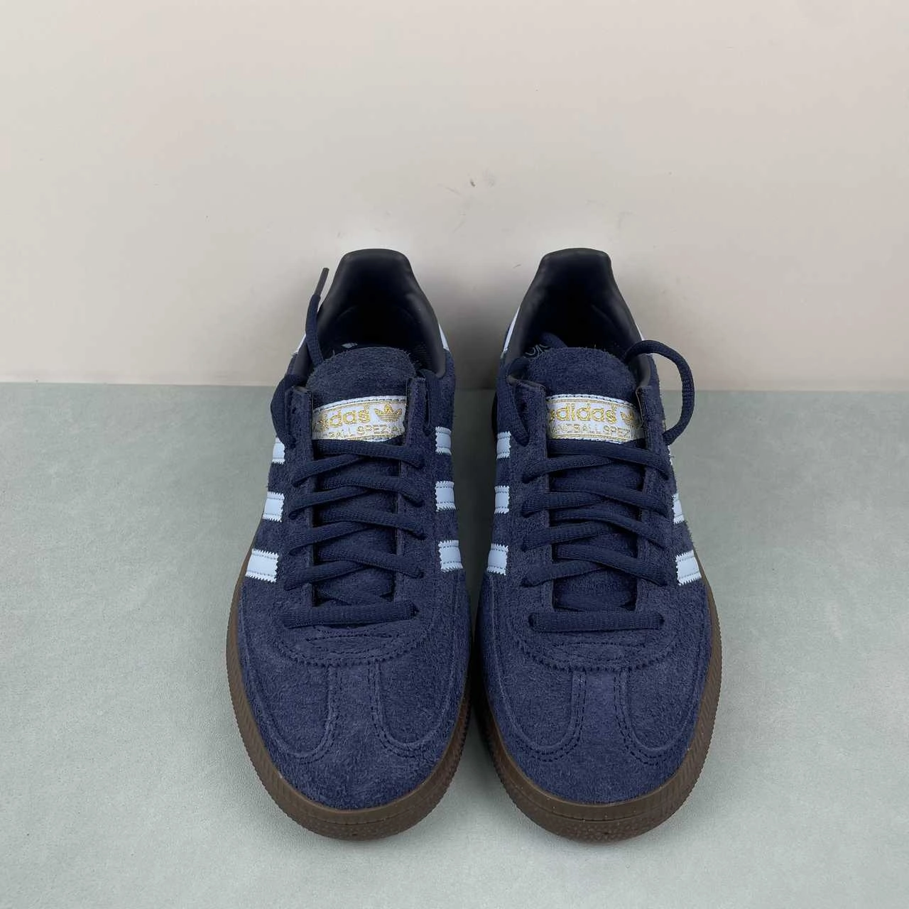 Adidas Handball Spezial Navy Gum Clear Sky Blue BD7633 rhinestone - decorated running shoes