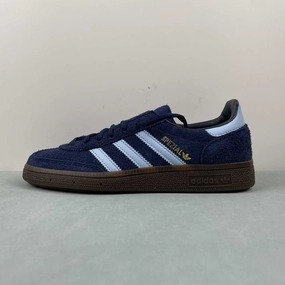 anti - static - feature shoes mud running shoes Adidas Handball Spezial Navy Gum Clear Sky Blue BD7633