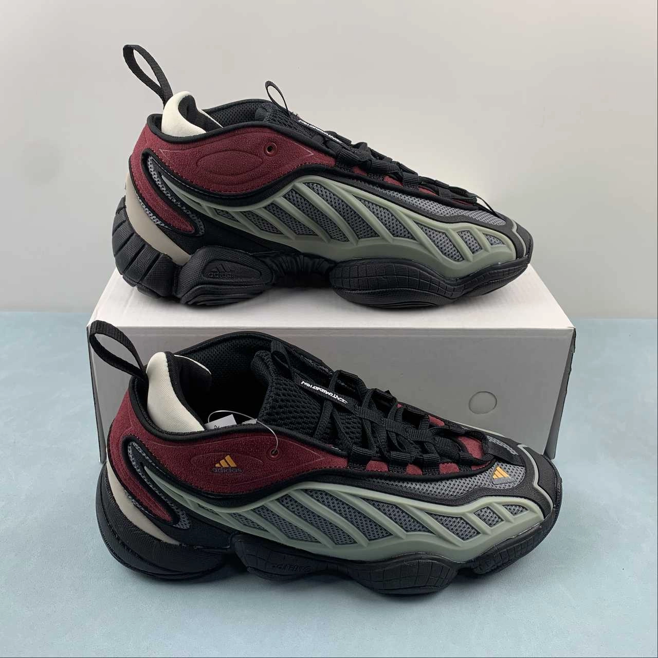 high - end shoes Adidas Yeezy 500 Intimidation Dark Grey Burgundy GY0267