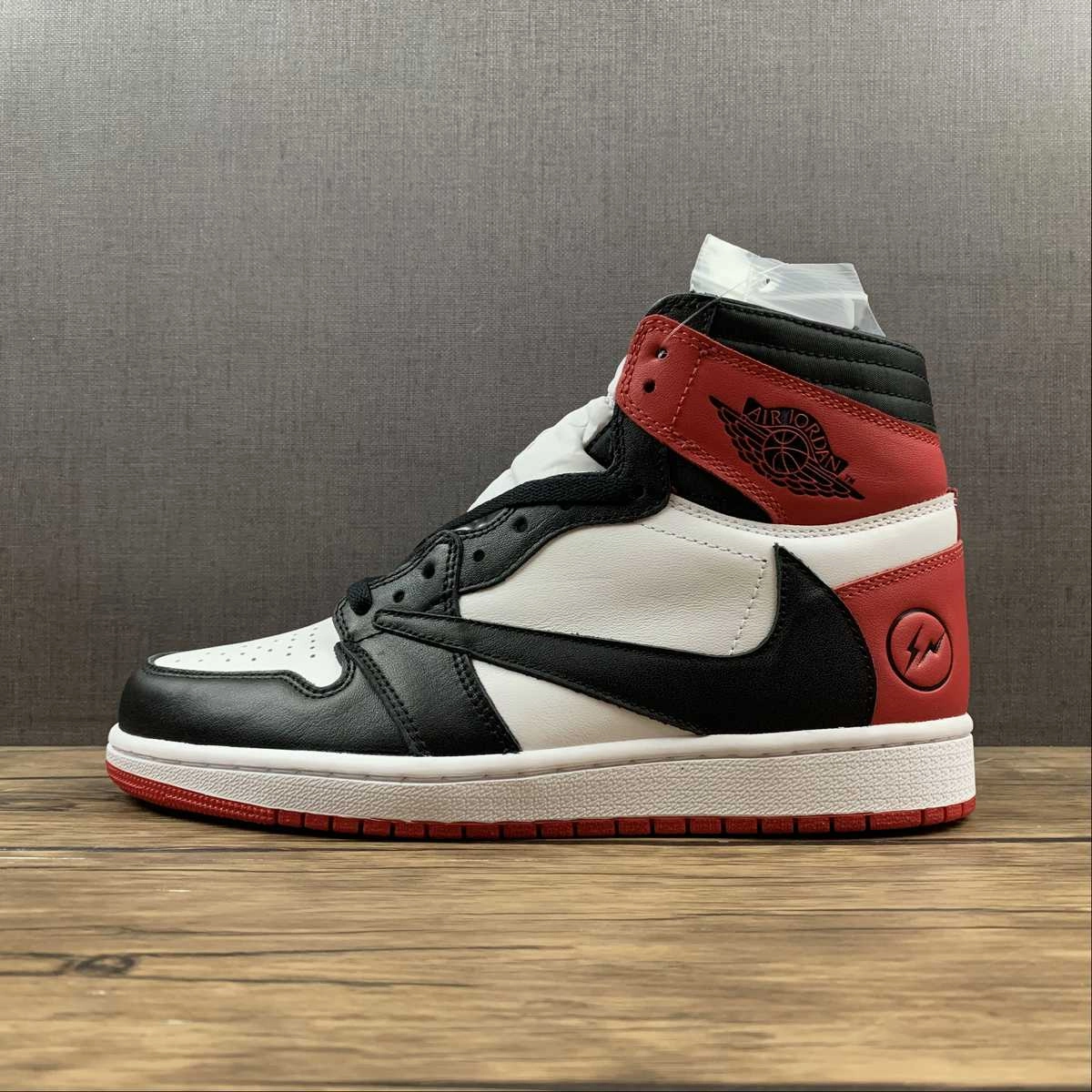 Breathable Knit Uppers Air Jordan 1 Retro High OG SP Sail Black University Red (2022) DH3227-600
