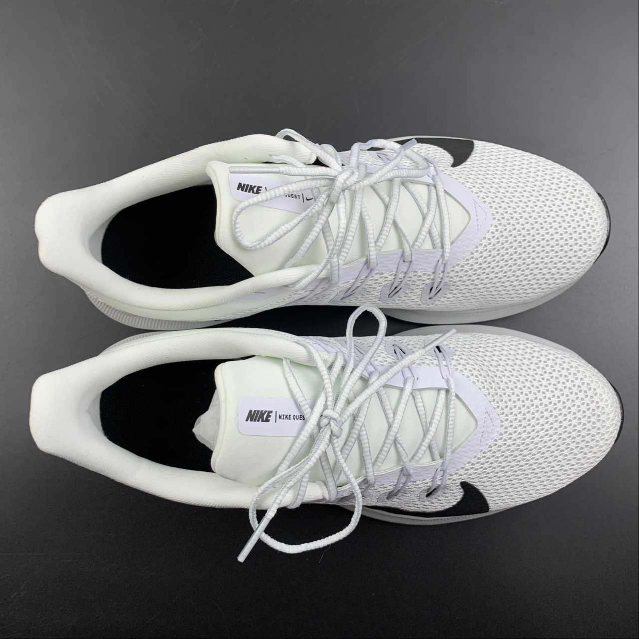 Urban Workout Comfort Technology Solution Nike Quest 2 White Black-Pure Platinum CI3787-100