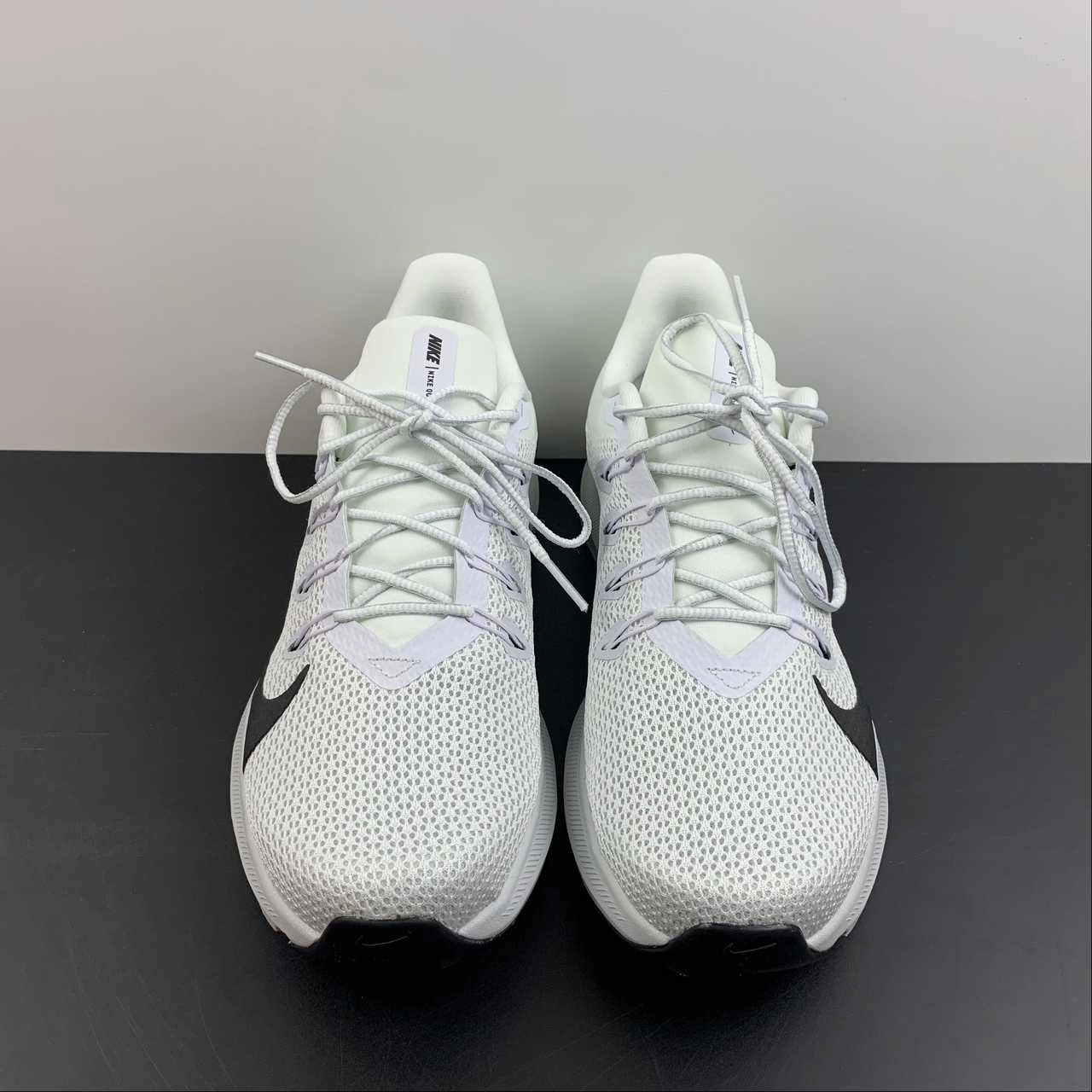 Nike Quest 2 White Black-Pure Platinum CI3787-100 Ultra Support