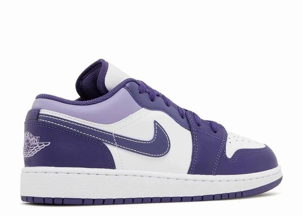 Chic Basics Buckle Detail Air Jordan 1 Low Sky J Purple (GS)