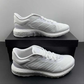 volleyball player shoes wide - base - feature shoes Adidas PureBoost Select Triple White GW3500
