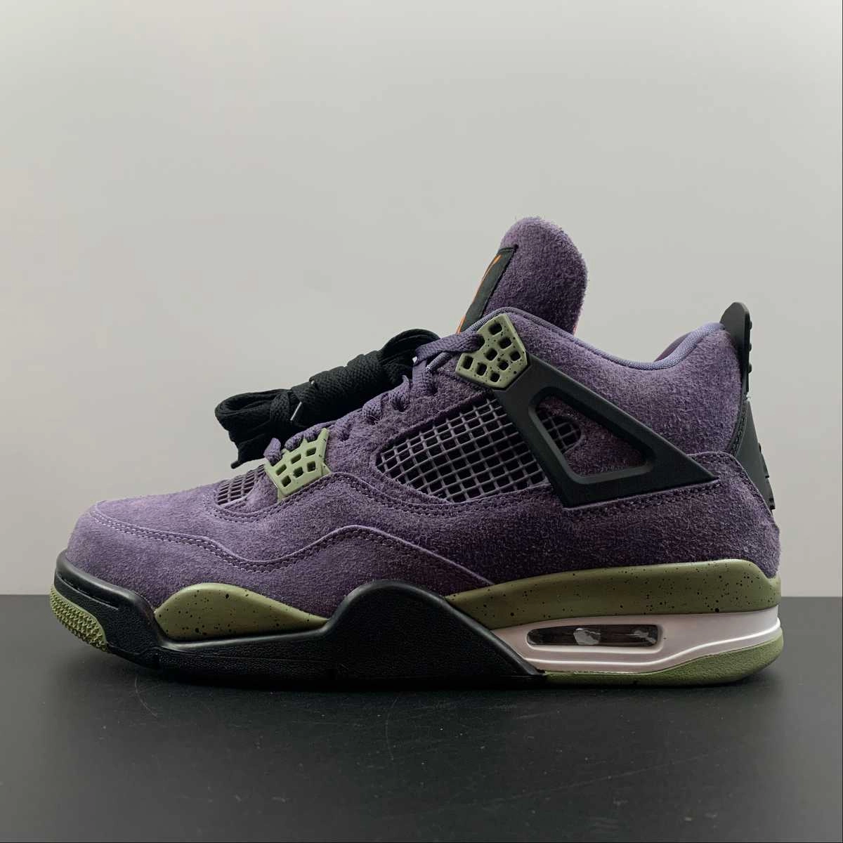 Air Jordan 4 Retro Canyon Purple AQ9129-500 Antimicrobial