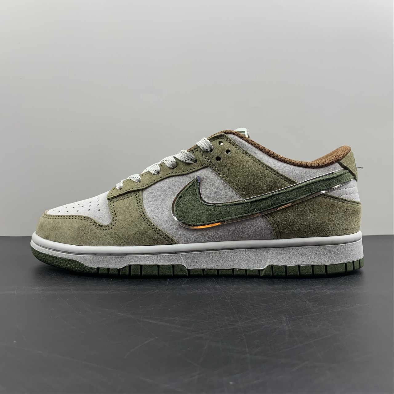 Multidirectional Traction sock liner Otomo Katsuhiro x SB Dunk Low Steamboy OST Green Brown Silver FF0918-016