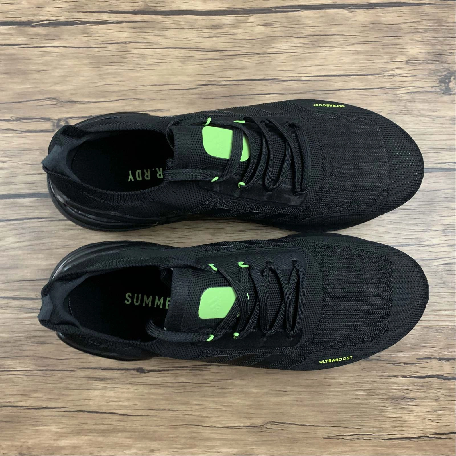 Adidas UltraBoost S.RDY Black Fluorescent Green Unique Sole