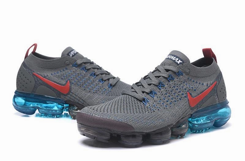 Air Vapormax Flyknit 2.0 Dark Light Stucco Silver 942842-011 Temperature Regulating Flex Walk