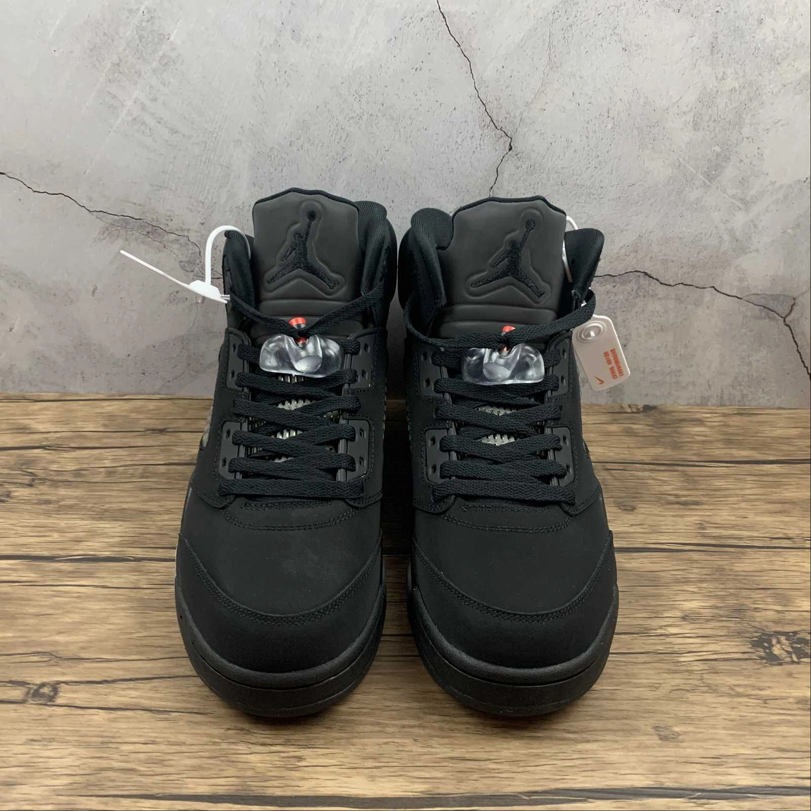 Shock Absorption Technology Air Jordan 5 Retro Paris Saint Germain Black AV9175-001