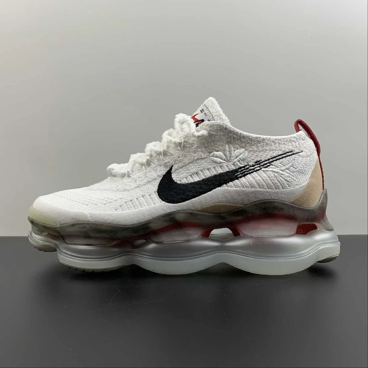 Air Max Scorpion FK Lunar New Year Leap High Varsity Red White Black FD4319-101 running in a coral reef area shoes moon - design shoes