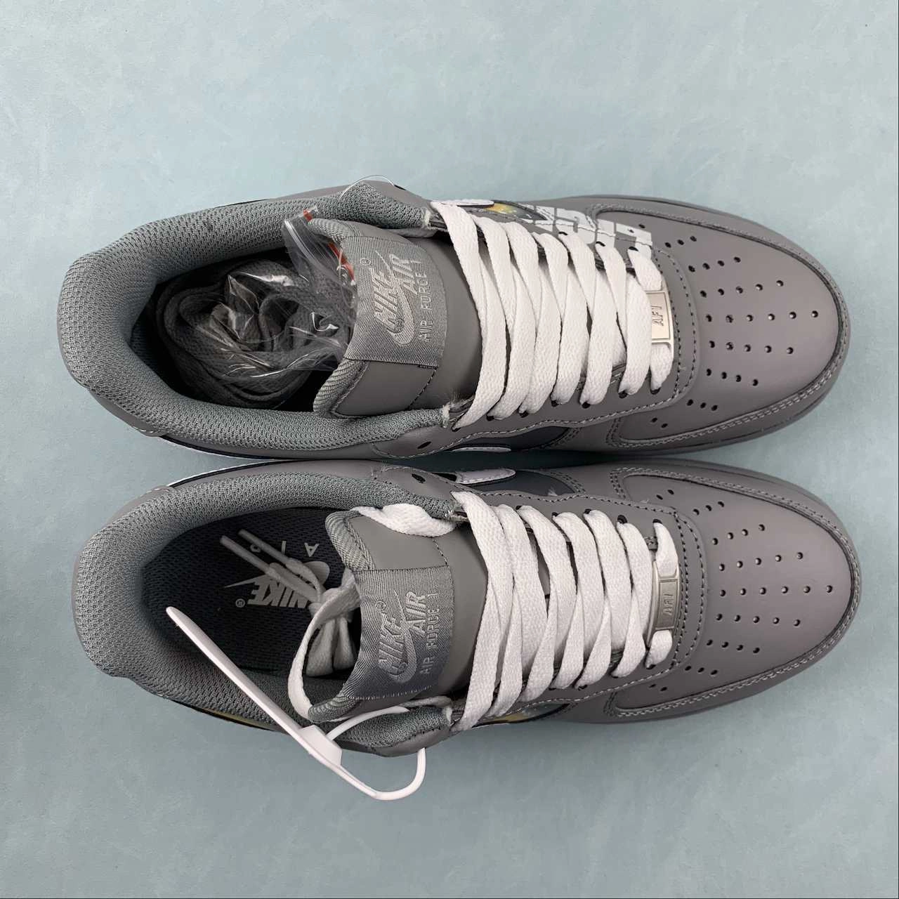 Anti   Blister Air Force 1 07 Low Light Moon Dark Gray White CW2288-111