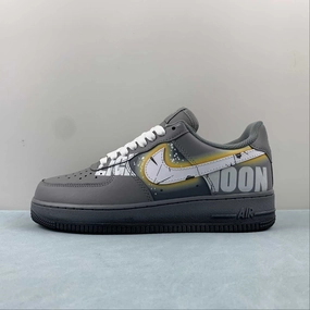 Luxe Look Free Motion Air Force 1 07 Low Light Moon Dark Gray White CW2288-111