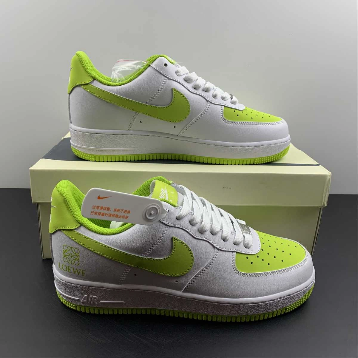 Reinforced Air Force 1 07 Low Loewe Lemon Green White AF1234-002