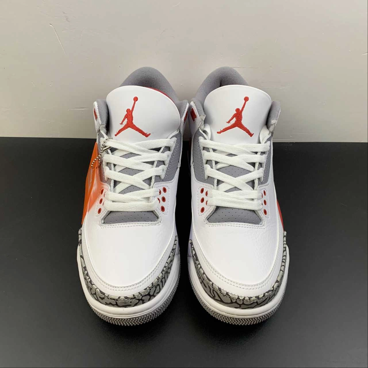 Slip On Mules Air Jordan 3 Retro OG Fire Red White Cement Grey DN3707-160