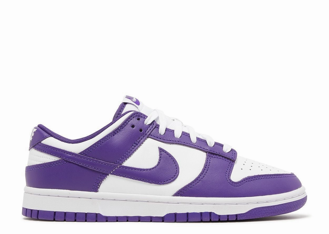 Nike Dunk Low Championship Purple DD1391 104 Heat Sealed Seams Urban Minimal