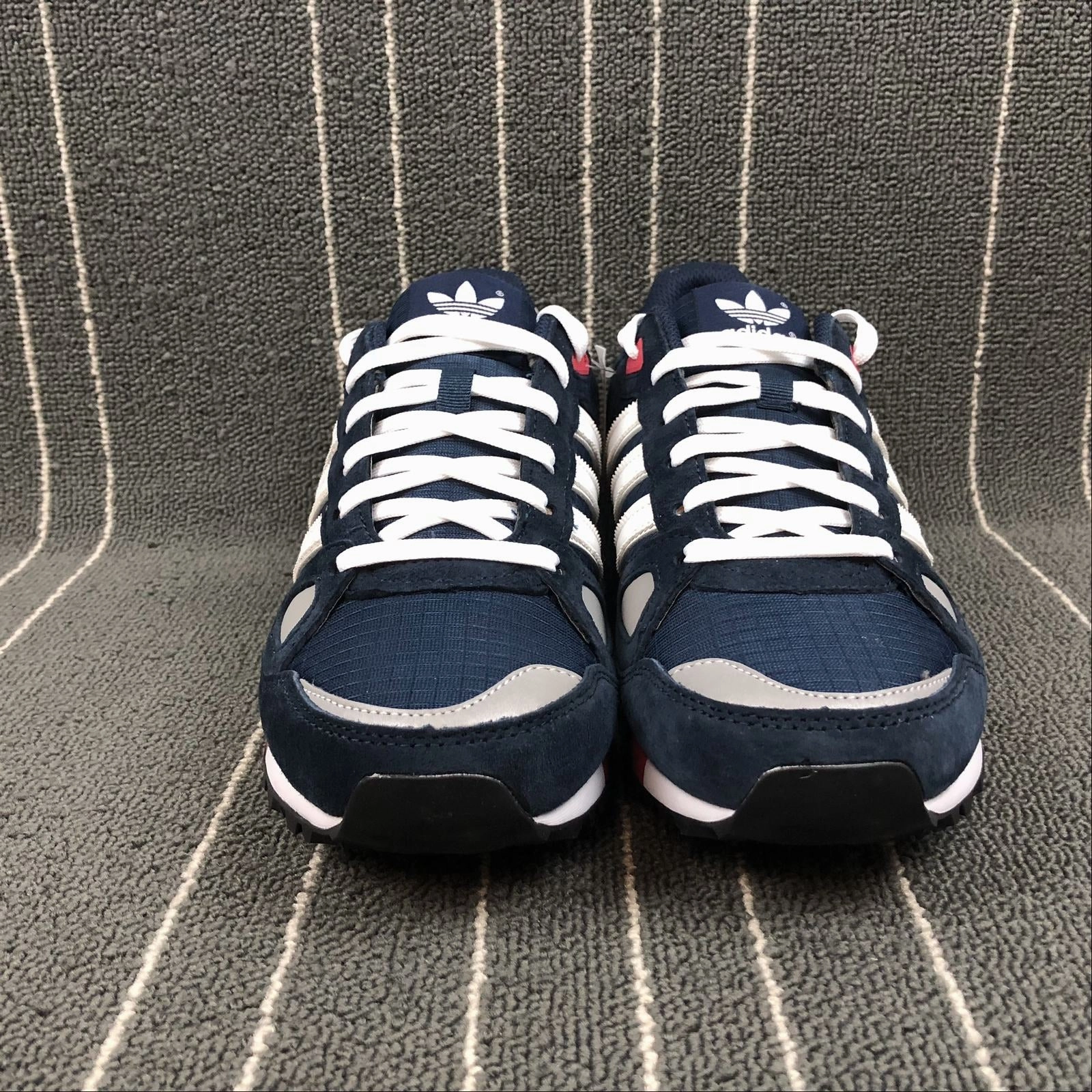 Stretchy Material Adidas ZX750 Deep Blue Cloud White Red V20873