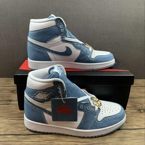 Motion Fit Air Jordan 1 Retro High OG Denim White (2021) DM9036-104