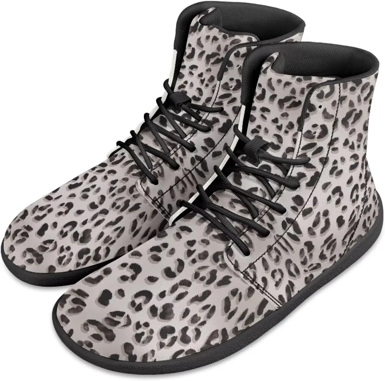 JoyLamoria Men's Lace Up High Top Basketball Shoes Walking Driving Sneakers Breathable Outdoor Sneakers,Sunflower Brown Aztec
