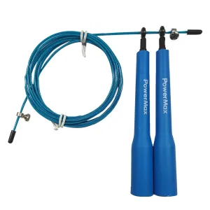 JP-5 Skipping Rope for Unisex Adults | Tangle free Jumping Rope with Adjustable Rope length for Training | Exercise | Weight Loss | Crossfit | Boxing and HIIT Workouts (Colour - Blue)