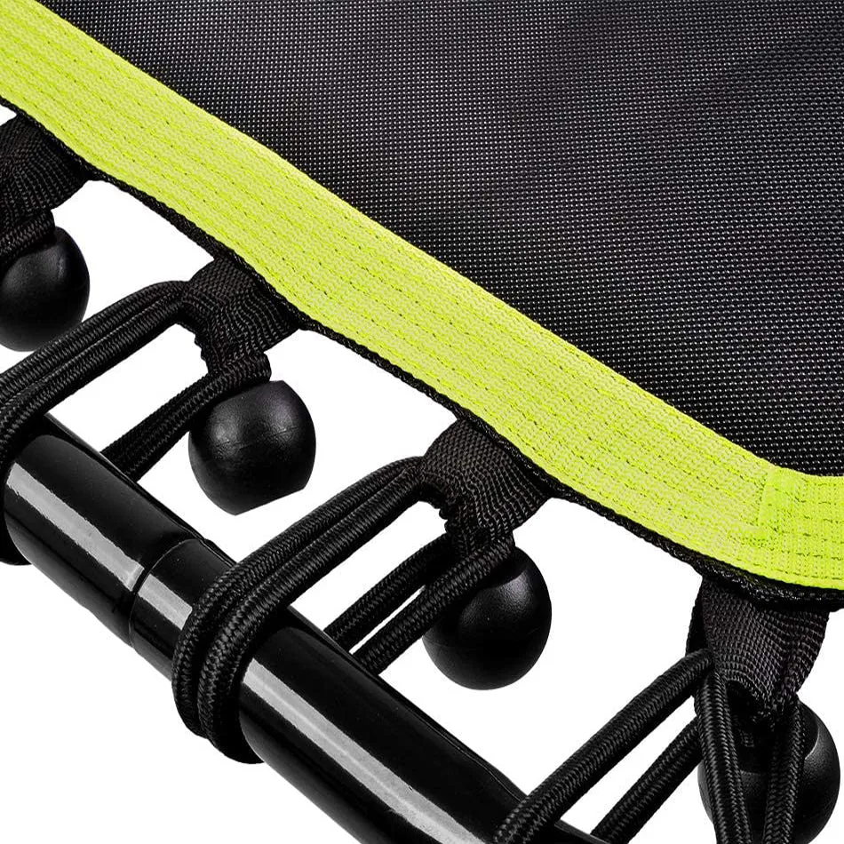 Jumping Fitness Trampoline Aerobic Rebounder Sport with Handle - Black / Pink