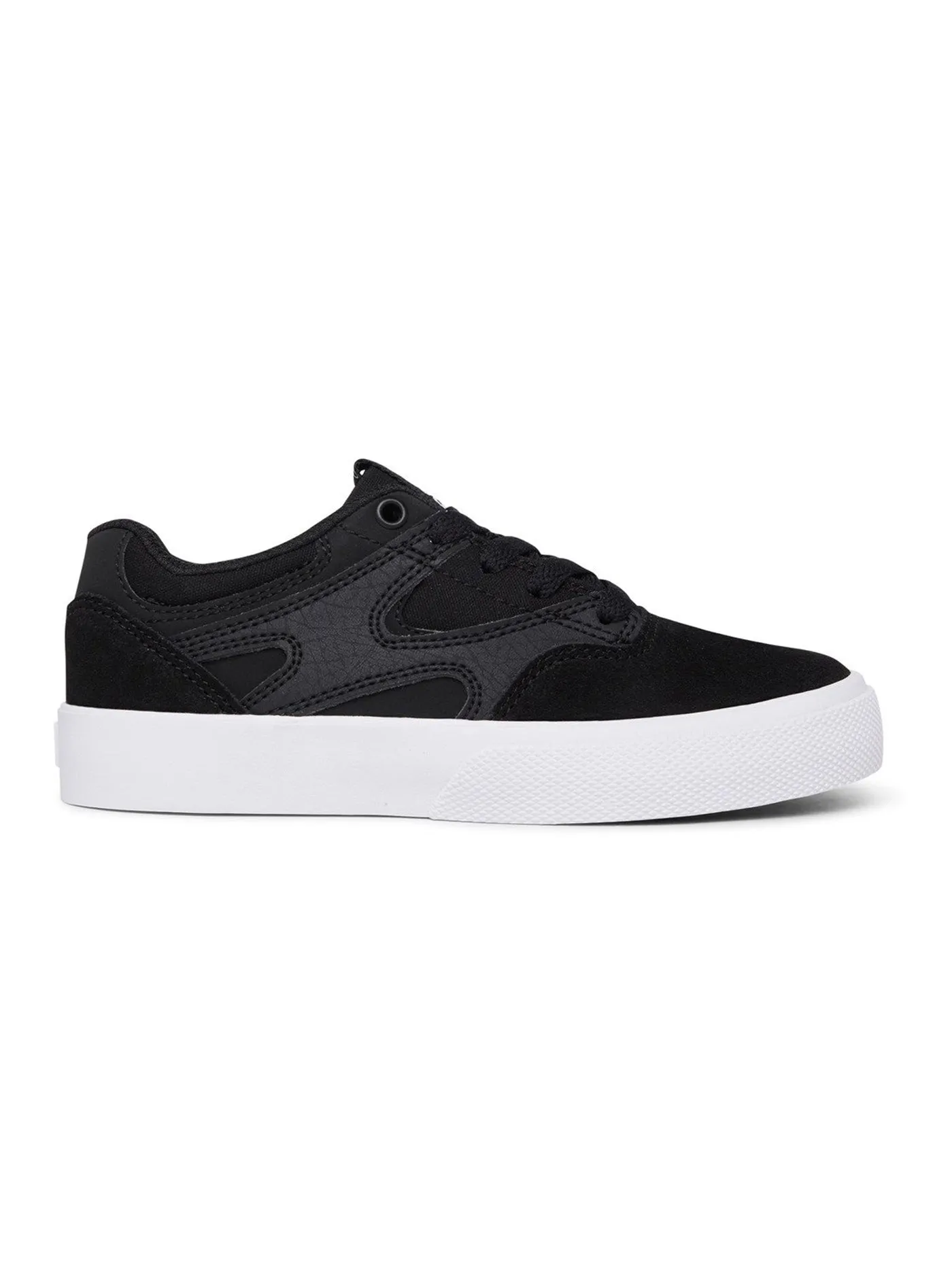 Kalis Vulc Black/Black/White Shoes (Kids)