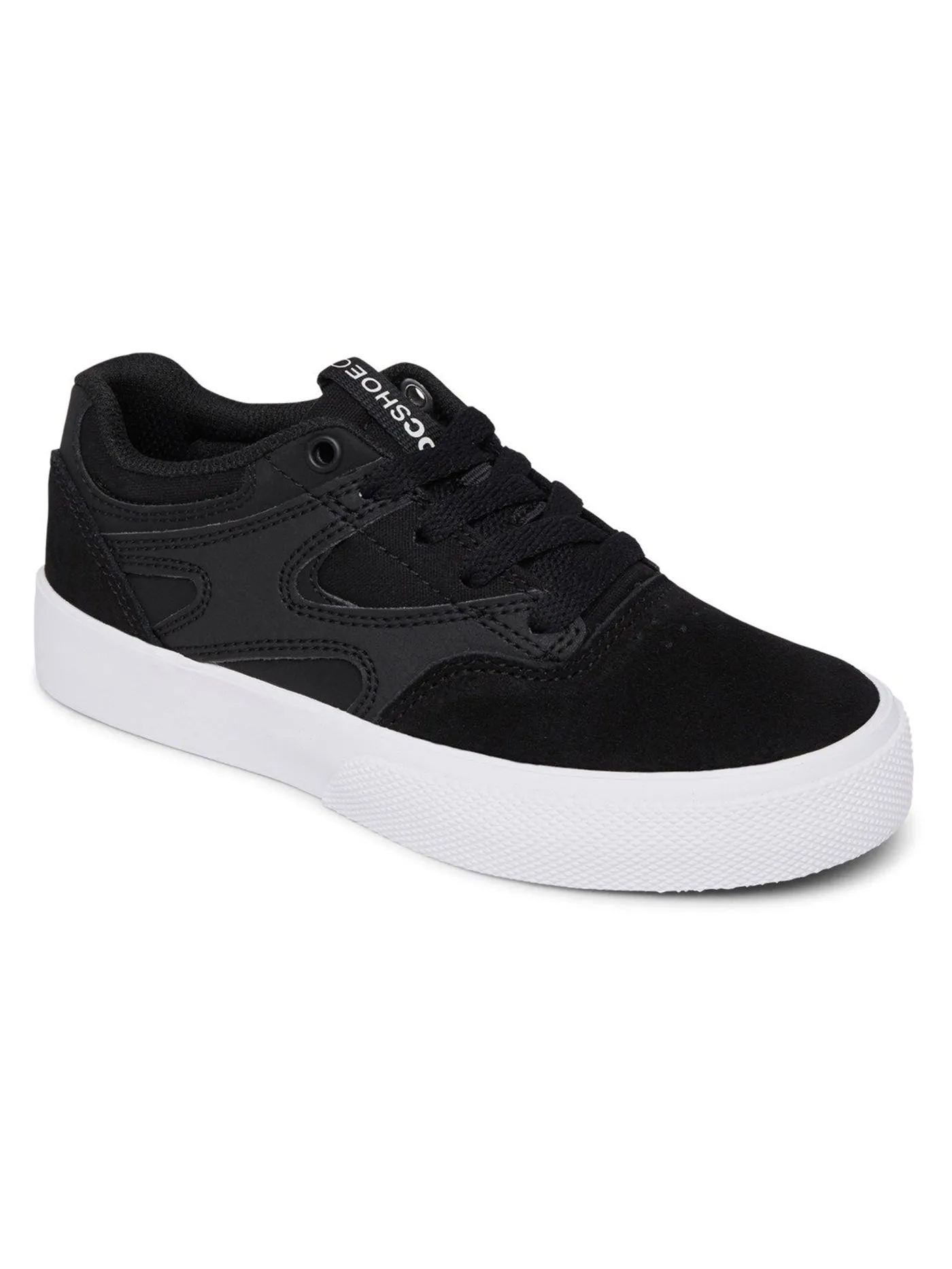 Kalis Vulc Black/Black/White Shoes (Kids)