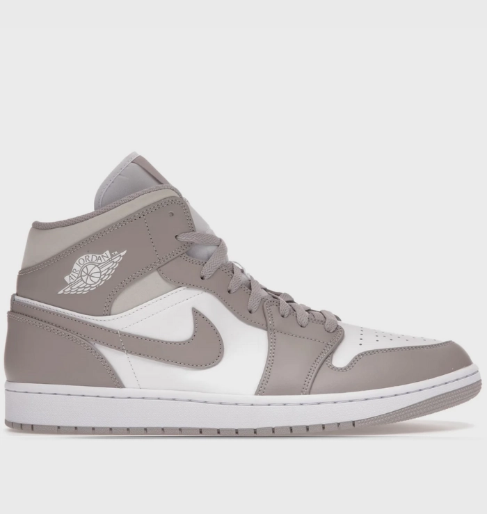 Nike Air Jordan 1 Mid Linen Chill Vibe Smooth Form