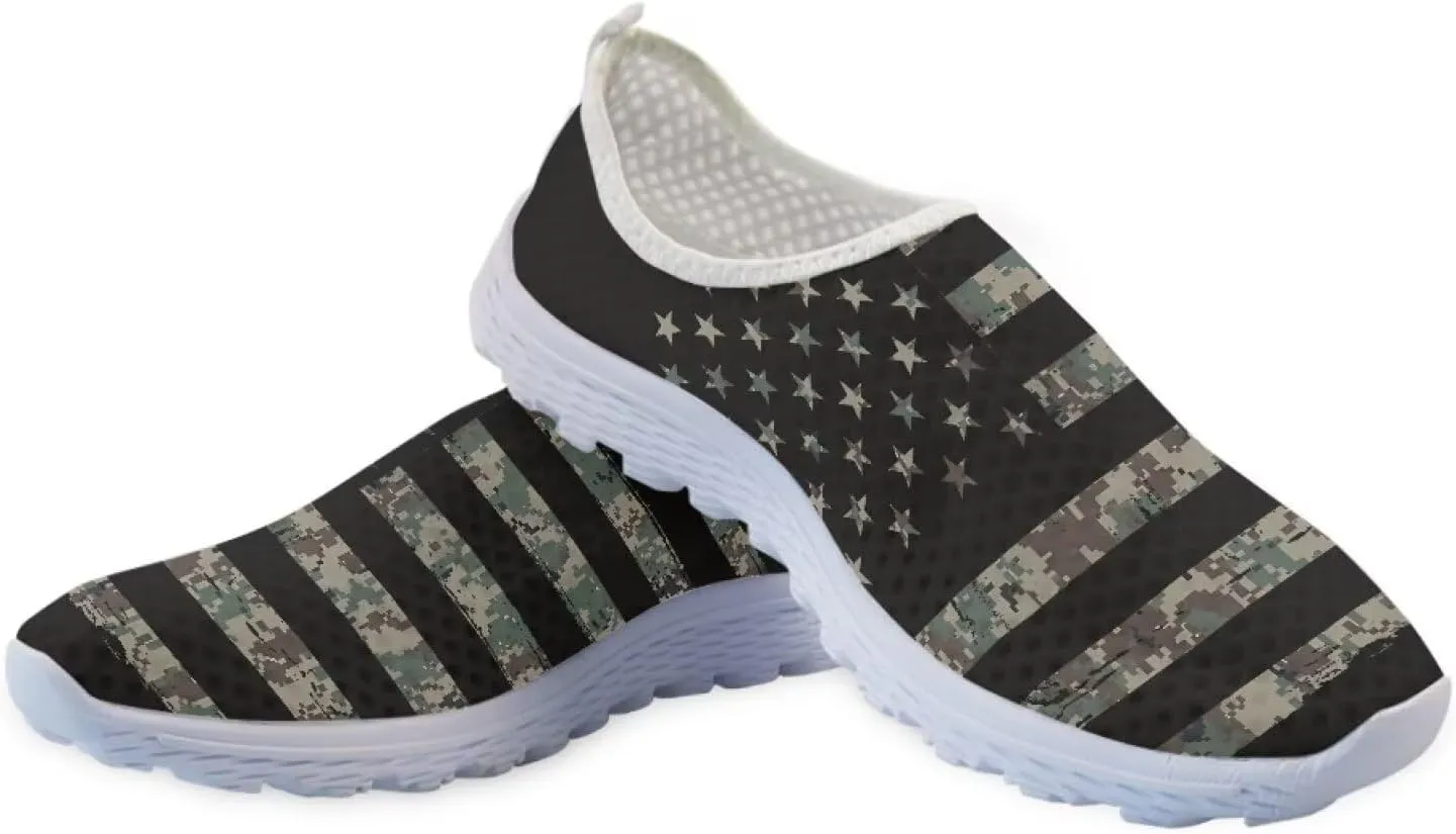 KEIAHUAN Running Shoes Womens Lightweight Athletic Running Shoes Breathable Casual Mesh Flats Sneakers