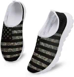 KEIAHUAN Running Shoes Womens Lightweight Athletic Running Shoes Breathable Casual Mesh Flats Sneakers