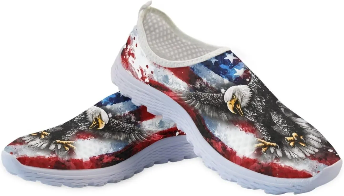 KEIAHUAN Running Shoes Womens Lightweight Athletic Running Shoes Breathable Casual Mesh Flats Sneakers