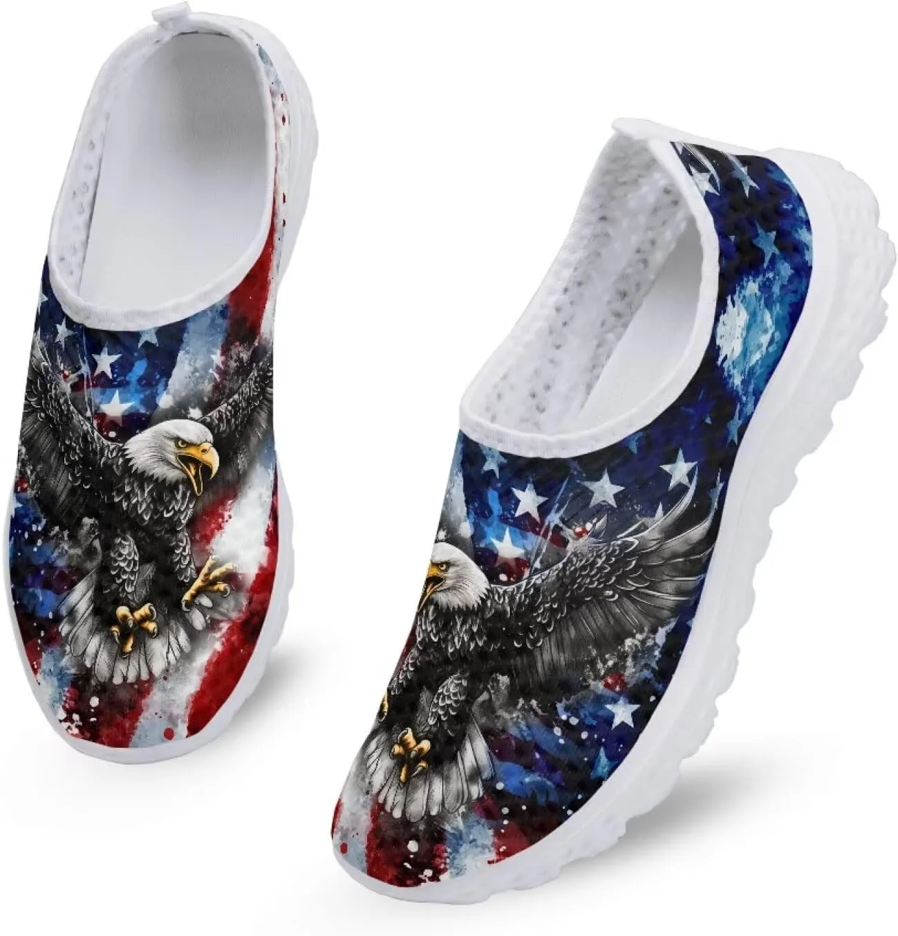 KEIAHUAN Running Shoes Womens Lightweight Athletic Running Shoes Breathable Casual Mesh Flats Sneakers