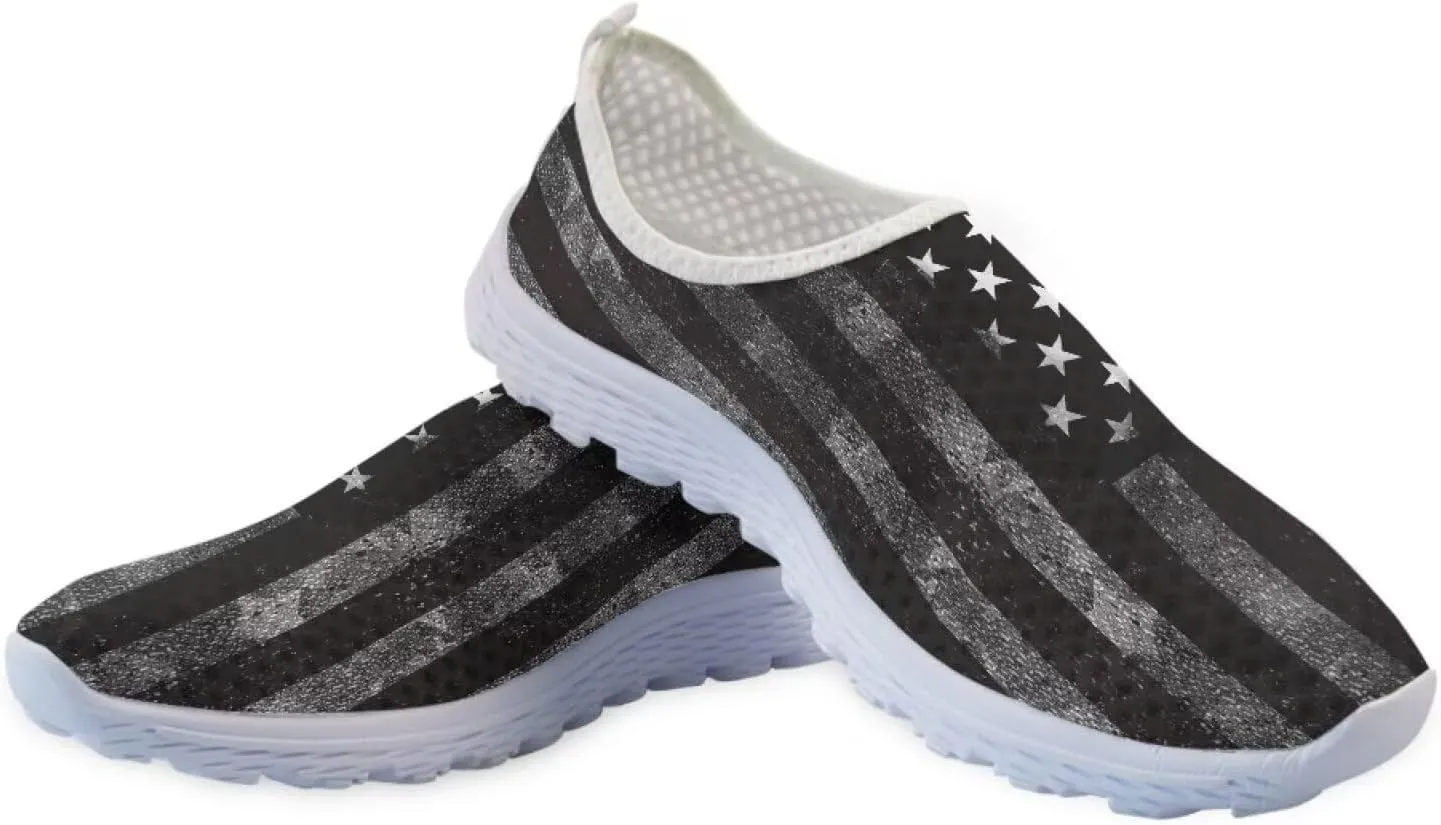 KEIAHUAN Running Shoes Womens Lightweight Athletic Running Shoes Breathable Casual Mesh Flats Sneakers