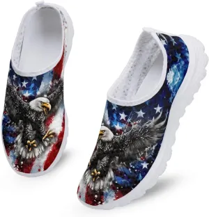 KEIAHUAN Running Shoes Womens Lightweight Athletic Running Shoes Breathable Casual Mesh Flats Sneakers
