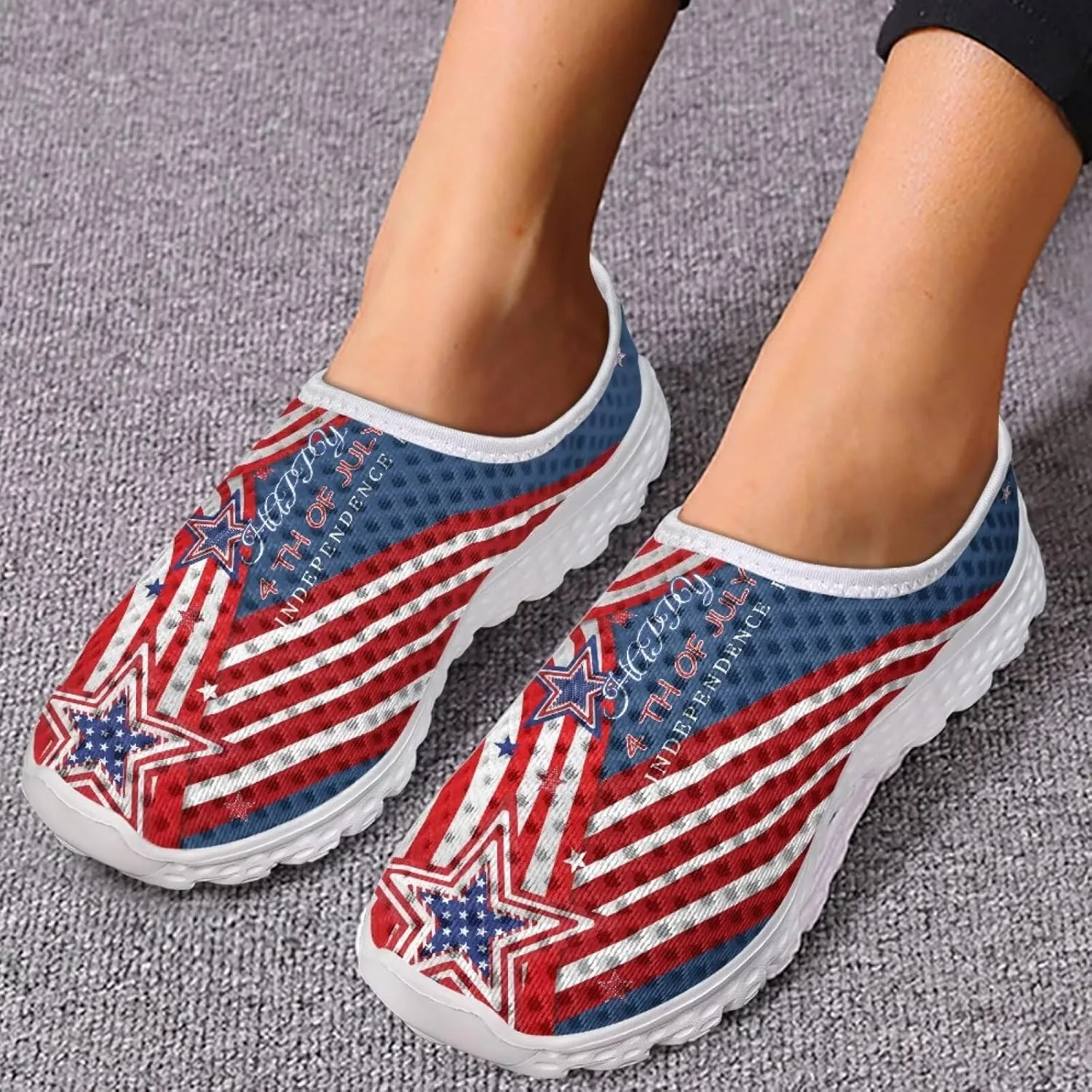 KEIAHUAN Womens Running Shoes Fashion Breathable Knit Casual Walking Sneaker Lightweight Comfortable Running Shoes