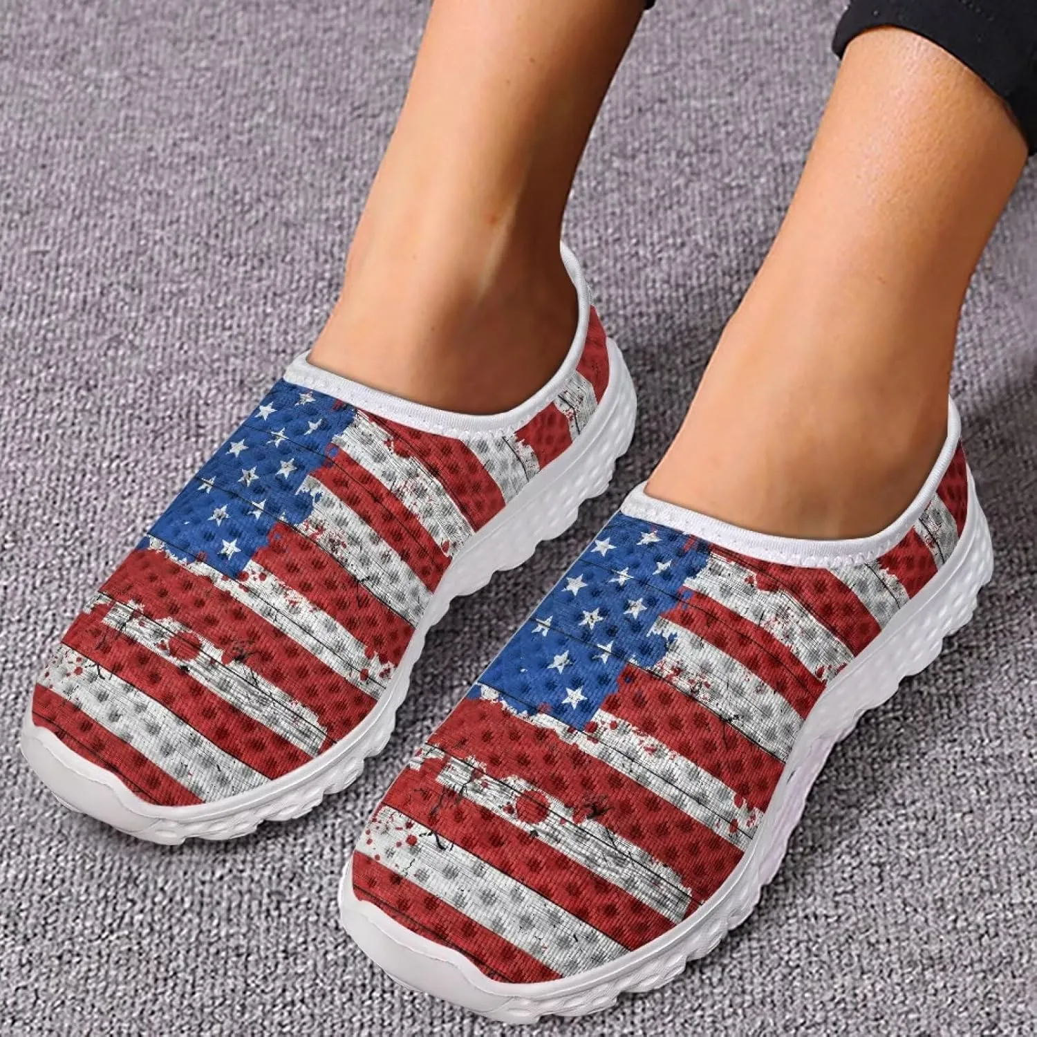 KEIAHUAN Womens Running Shoes Fashion Breathable Knit Casual Walking Sneaker Lightweight Comfortable Running Shoes