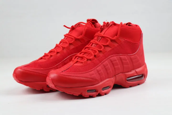 Air Max 95 Sneakerboot Full Red 806809-600 Softness track - spikes